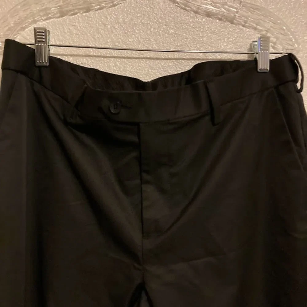 Croft & Barrow Men's size 36 X 32 black Classic Fit Trousers